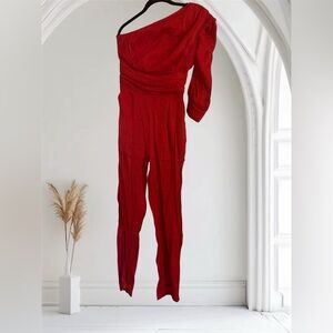 SHEIN Vibrant Red Jumpsuit